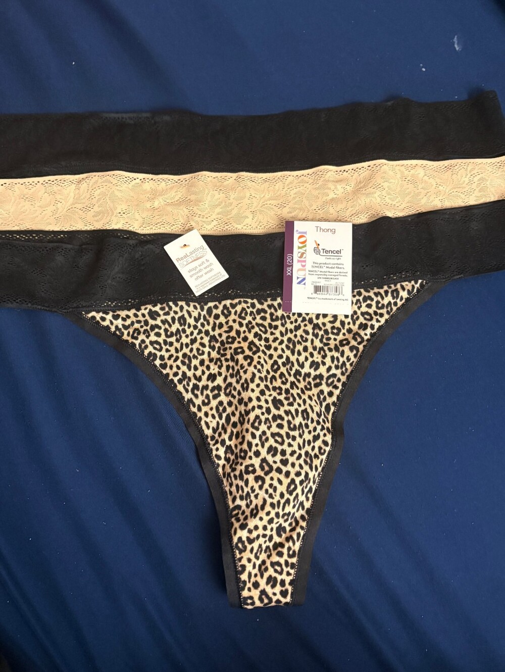 torrid Leopard-Print Thong with Black Lace Trim